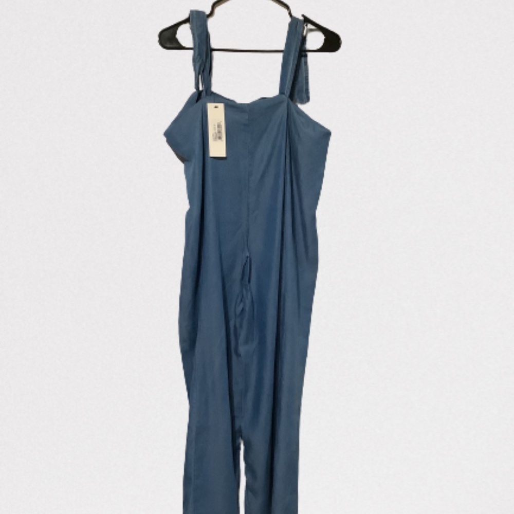 Bishop + young waistless chambray jumpsuit. Size Medium. New with tags